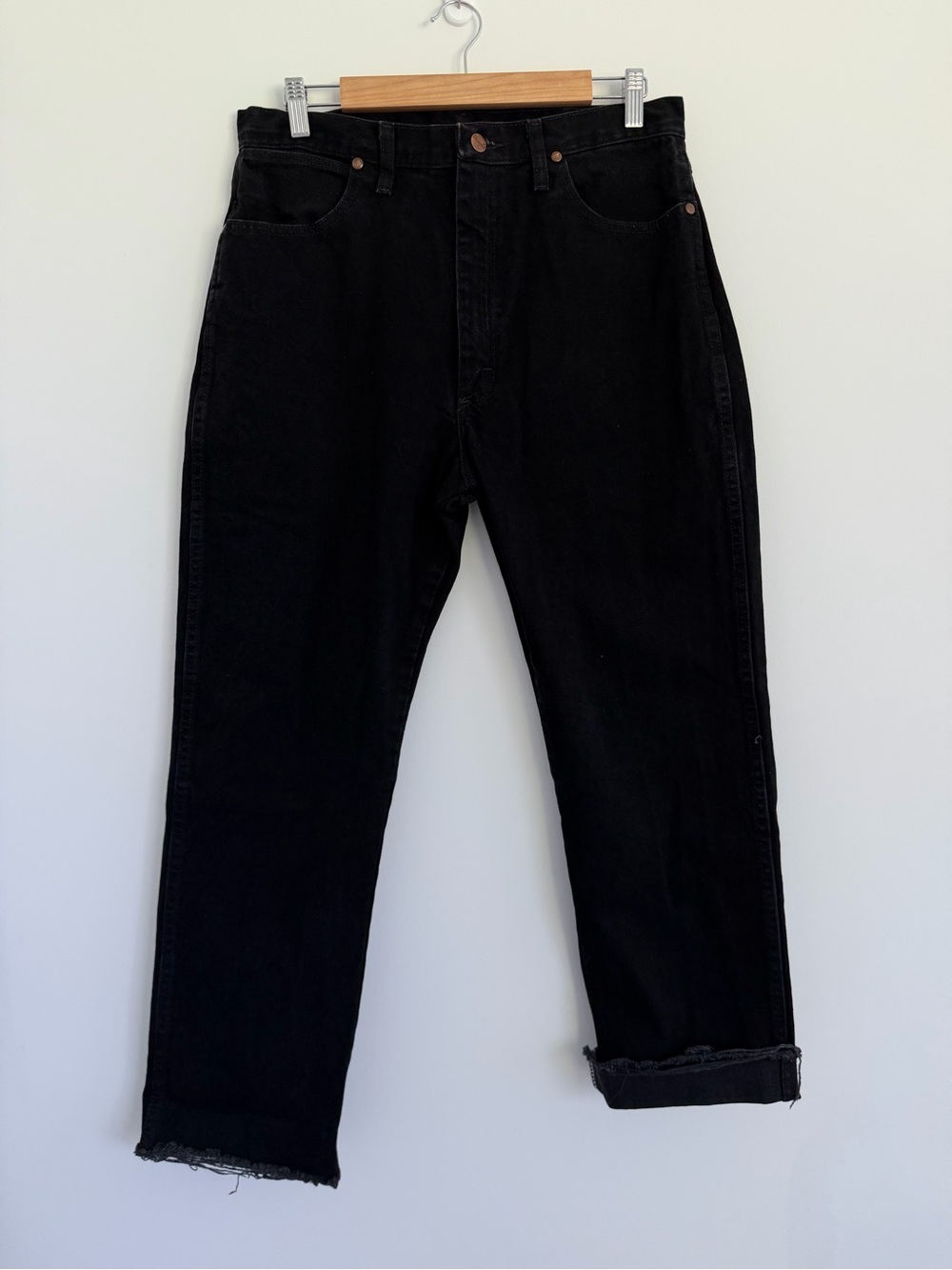 Vintage Wrangler Women’s Black Ankle Crop Jeans